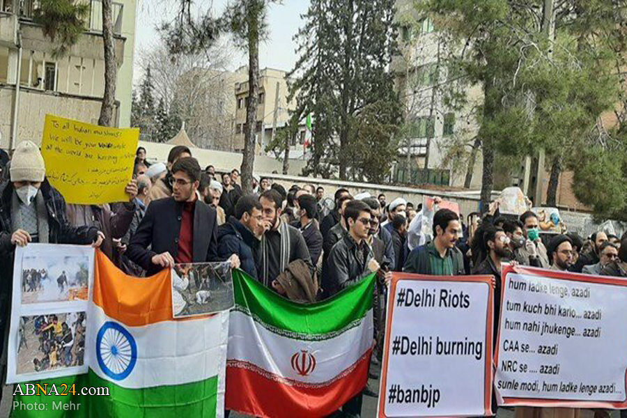 Iranians protest against anti-Muslim violence in India