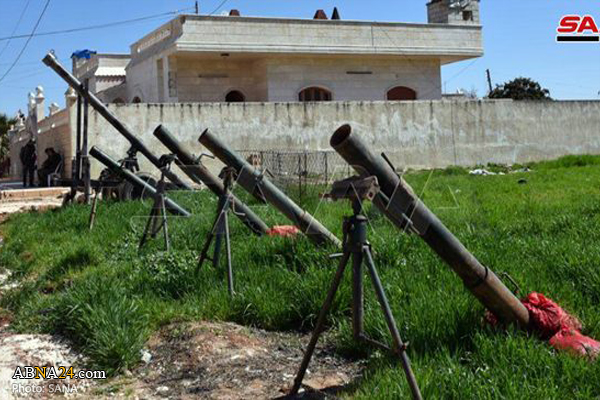 Photos: Mortar cannons, munitions left behind by terrorists discovered in Syria's Idlib