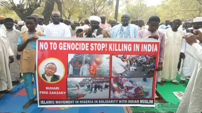 Nigeria: Studenten von Scheich Zakzaky zeigen Solidarität mit Muslimen in Indien