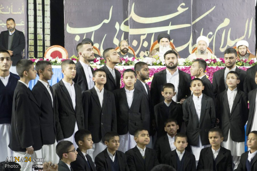 تقرير مصور/ احتفال كبير بمناسبة ولادة امير المؤمنين (ع) في لاهور الباكستانية