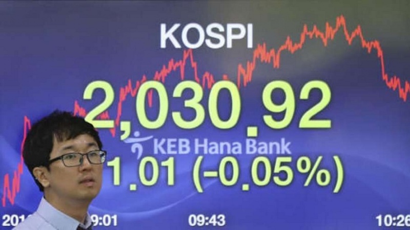 韓国で株価が下落、6か月ぶりの安値に