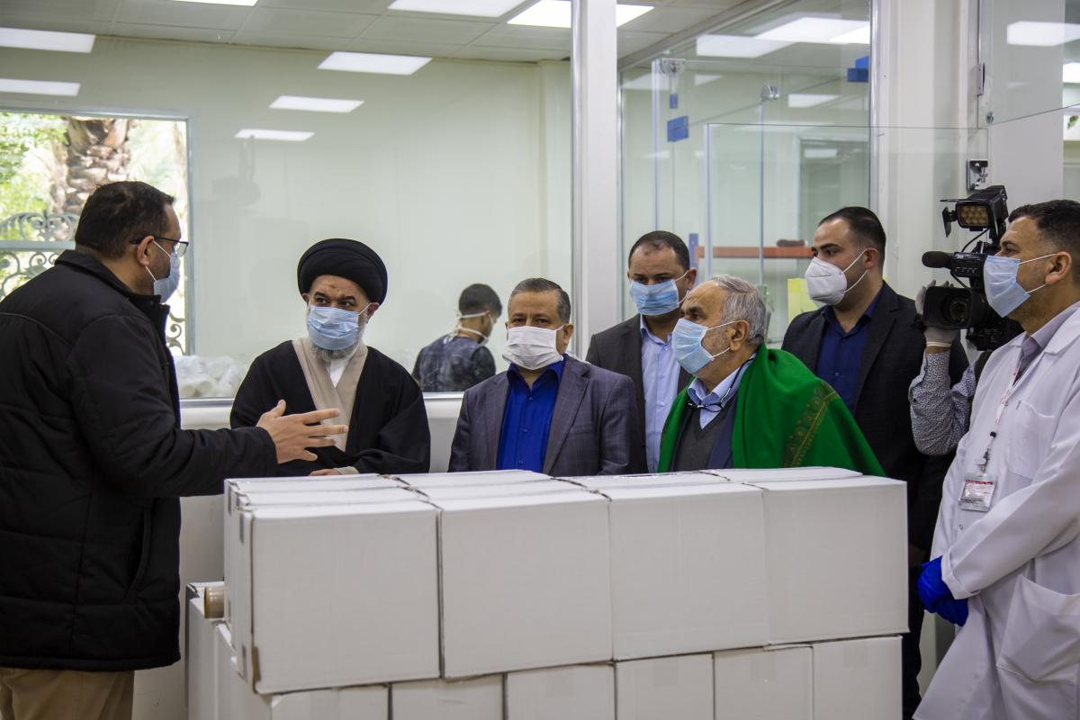 Im Rahmen seines Besuchs des Khayr Al-Joud Unternehmen...Sayed Al-Safi betont die Wichtigkeit der Befolgung der Gesundheitsanwei