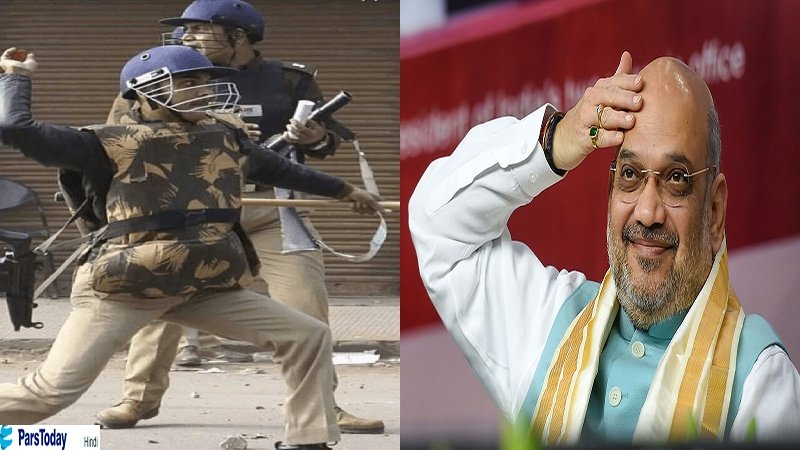 दिल्ली हिंसा में पुलिस की भूमिका की अमित शाह ने की तारीफ़, संसद में हंगामा