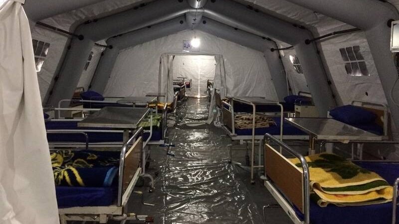 Coronavirus, inaugurato ospedale mobile in Gilan