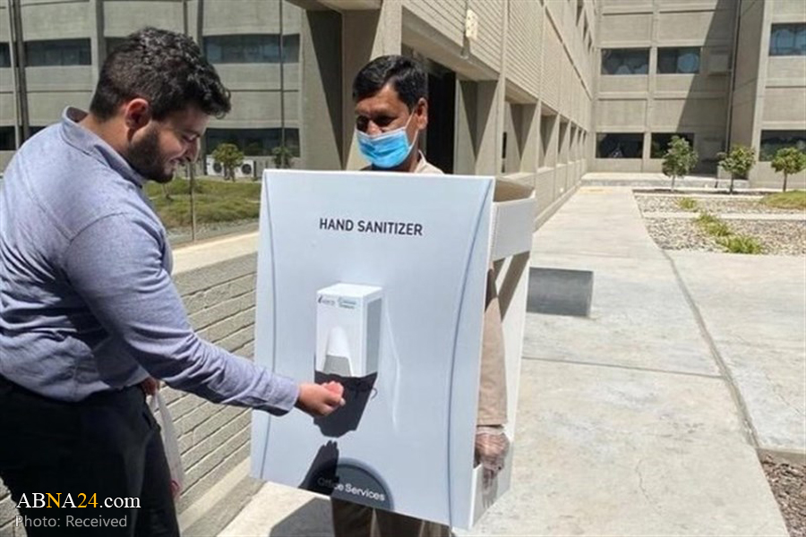 Saudi Arabia uses migrant worker as human hand sanitizer
