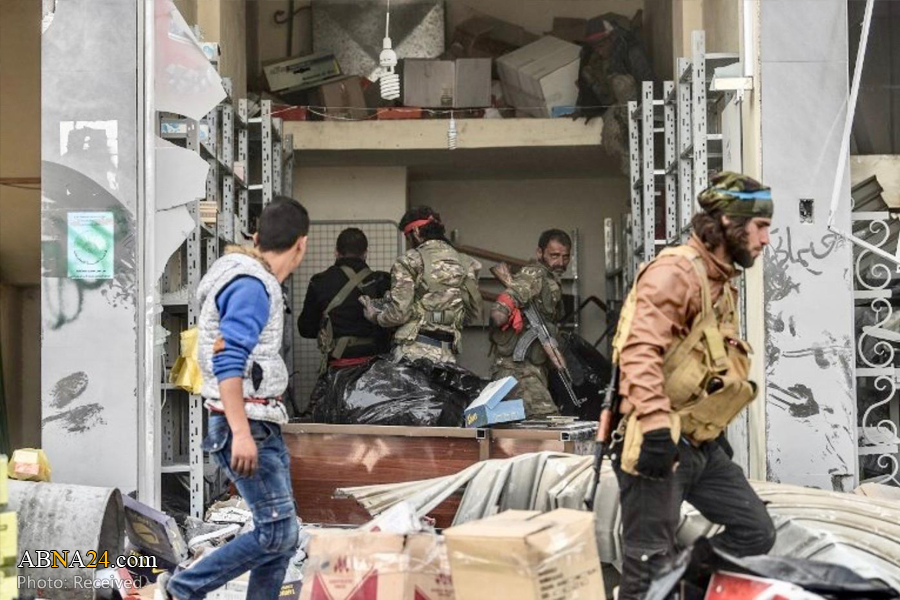 Terrorists continue stealing locals’ properties in Ras al-Ayn area in Hasaka