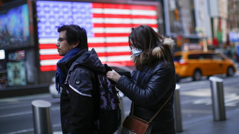 アメリカで、新型肺炎による死亡者数が増加