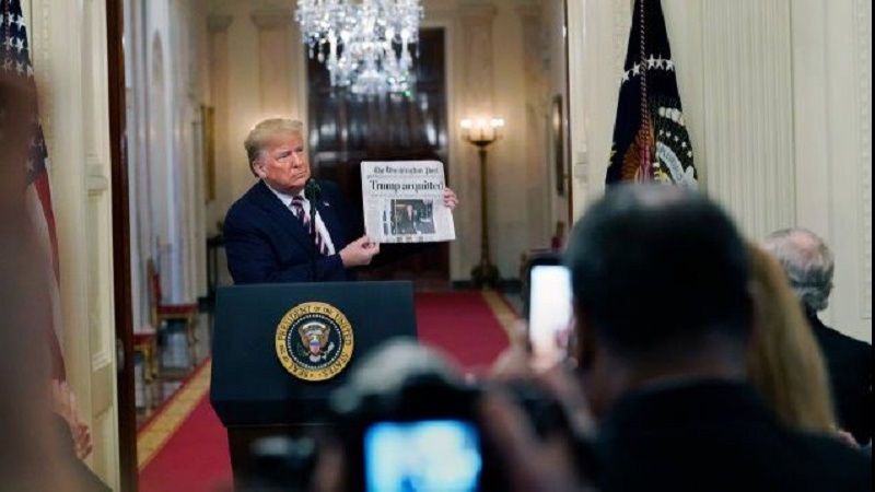 Трамп назвал постыдным отчет The Washington Post относительно коронавируса