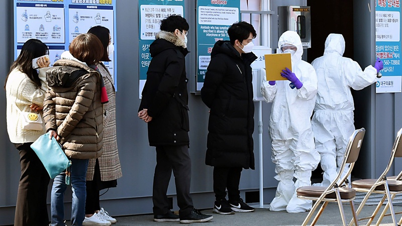 韓国で新型ウイルスにより一部公共施設が閉鎖