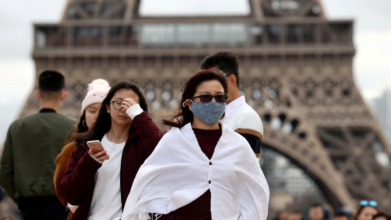 Virus in Francia: piu' di 1.100 decessi e oltre 22mila contagi