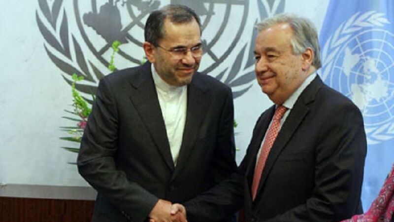 イラン国連大使、「アメリカの制裁解除に向けた国連の努力が実ることを願う」