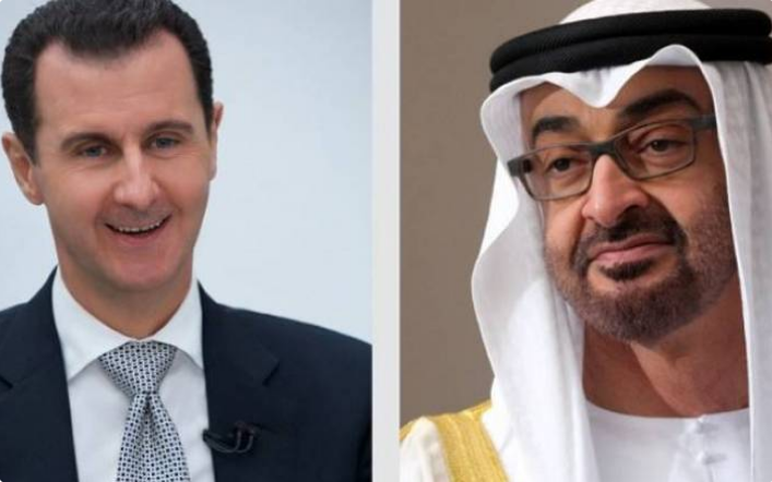 Shugabannin Syria Da UAE Sun Tattauna Ta wayar Tarho