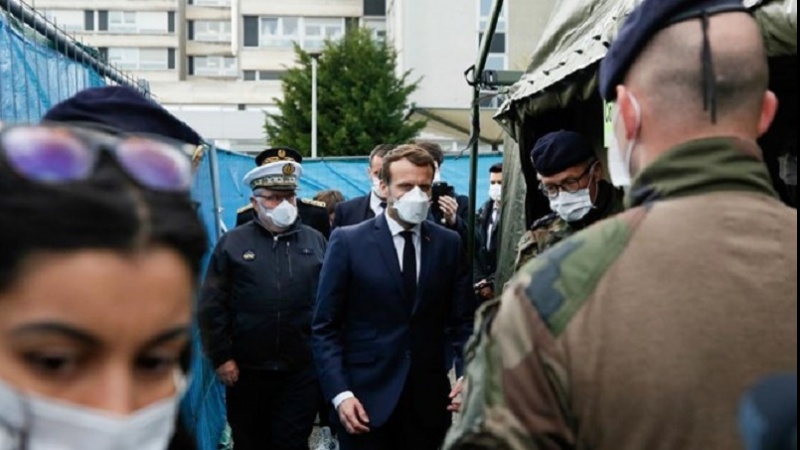 仏大統領が、国内の医療品の不足を認める