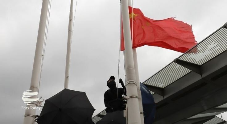 中国今天全国哀悼 天安门广场下半旗