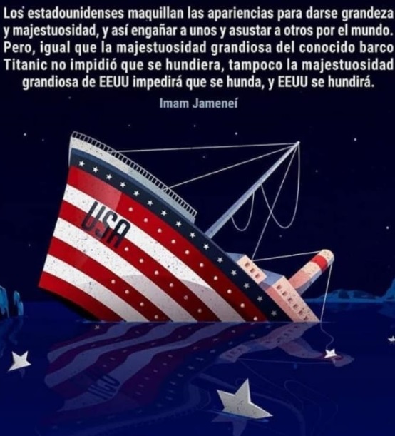“Los estadounidenses maquillan las apariencias para darse grandeza y majestuosidad” “Los estadounidenses maquillan las apariencias para darse grandeza y majestuosidad”