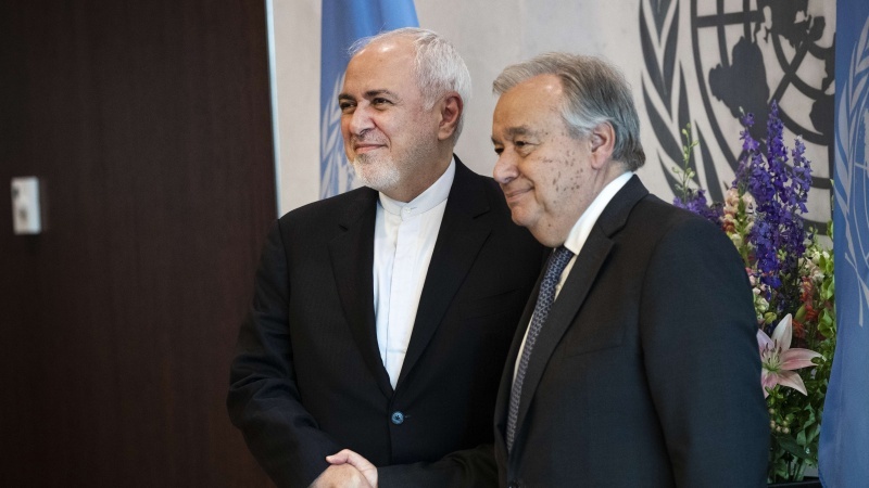 イラン外相が国連事務総長とイエメンをめぐり再協議