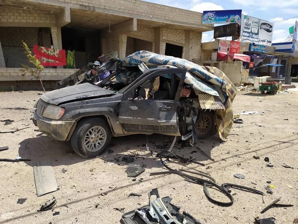 طيران العدو الإسرائيلي يستهدف سيارة على الحدود السورية - اللبنانية
