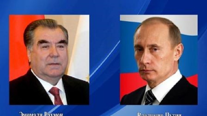 Гуфтугуи телефонии раисони ҷумҳурии Русия ва Тоҷикистон