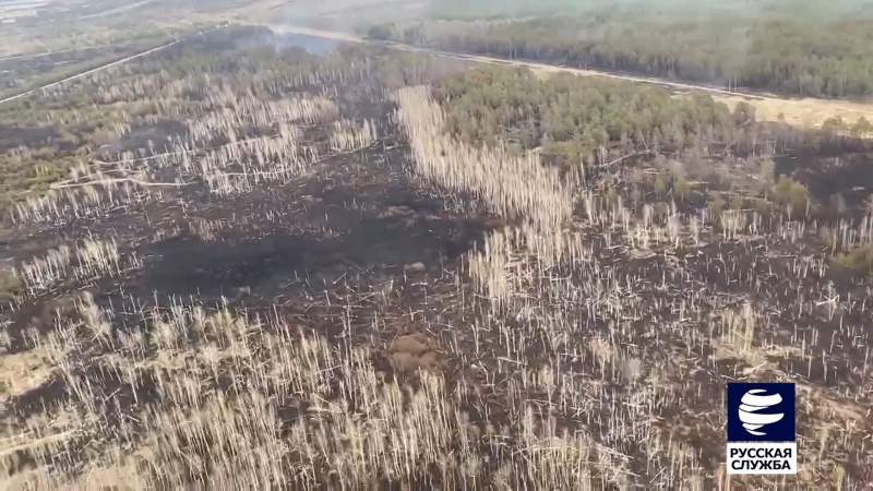 Повышение уровня радиации в результате пожара возле Чернобыльской АЭС