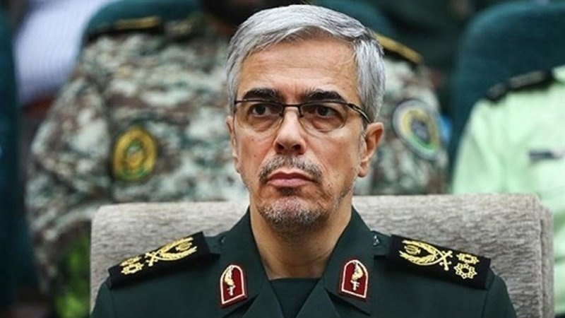 イラン統合参謀本部議長「敵の恐怖は、イラン軍の抑止力の証」