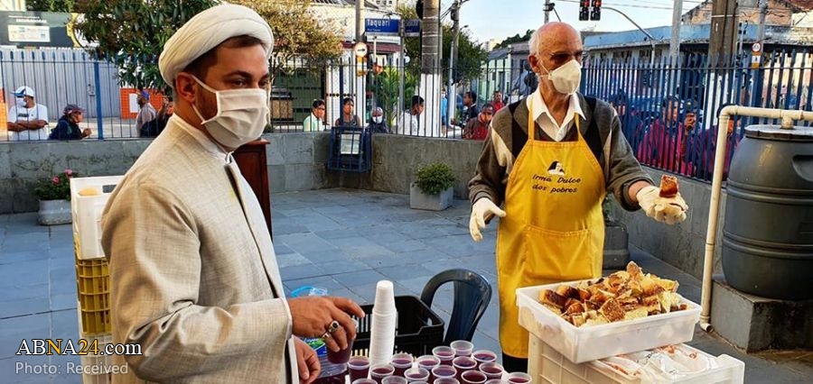 تقرير مصور / رجل دين في ساو باولو البرازيلية يساهم في تقديم الغذاء للمحتاجين 