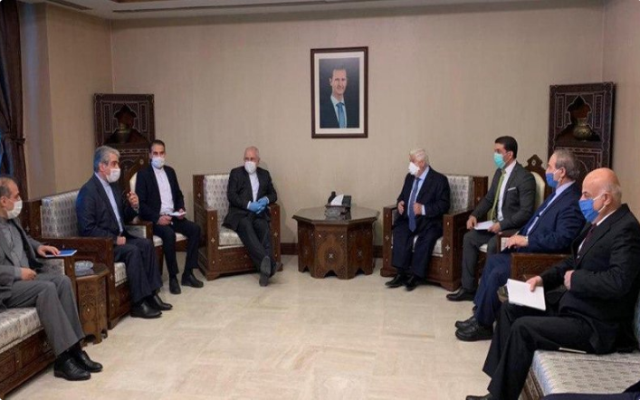 ​Zarif Na Ci Gaba Da Ganawa Da Manyan Jami’an Syria A Ziyarar Da Yake Gudanarwa A Kasar