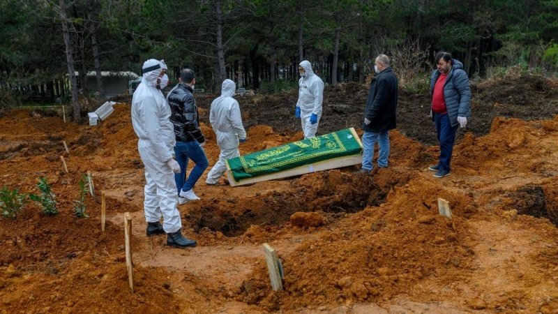 トルコで、新型コロナによる死亡者の数が急増