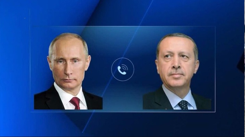 Erdoğan ve Putin arasında telefon görüşmesi
