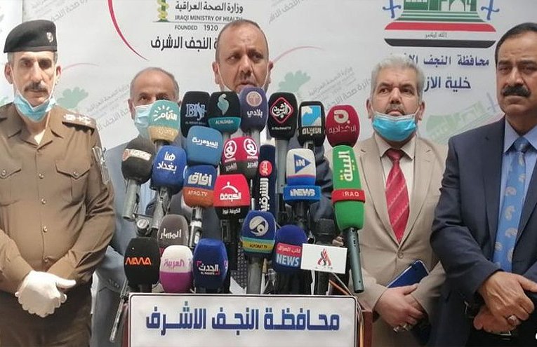 العراق: محافظة النجف الاشرف لم تسجل اي إصابة جديدة بكورونا