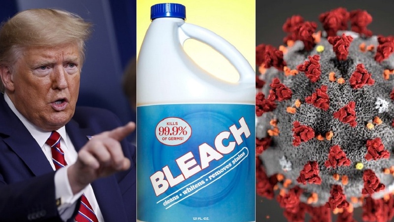 Идея Трампа об «инъекции дезинфицирующего средства» - это самоубийство