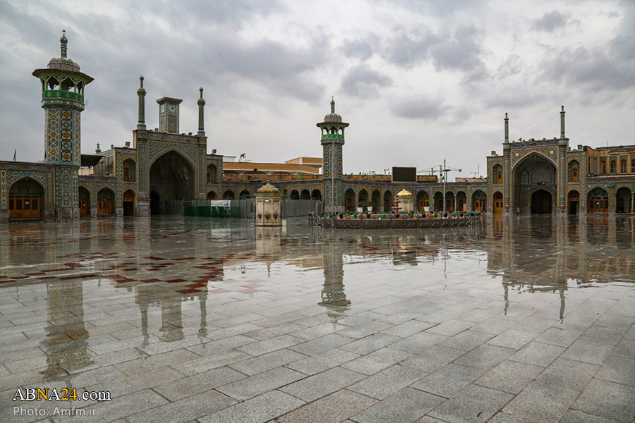 تقرير مصور / مشاهد جديدة عن حرم السيدة المعصومة (ع) في يوم ماطر