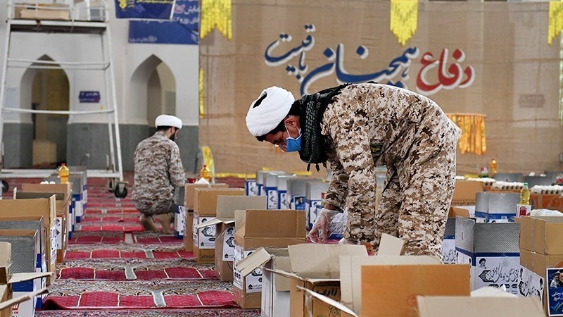 Paket Sembako Tahap Pertama di Qom 