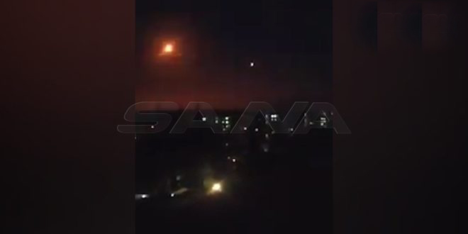 الدفاعات الجوية السورية تتصدى لاعتداء إسرائيلي على محيط دمشق