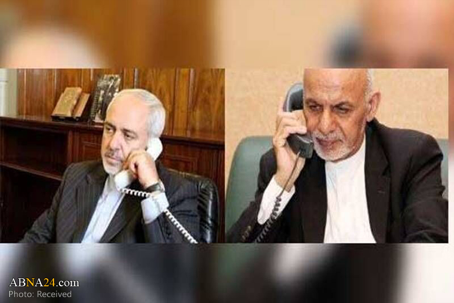Iran's FM, Afghan President discuss anti-coronavirus aampaign, truce process in Afghanistan