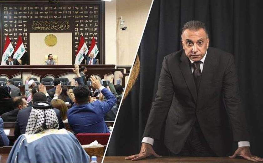 جلسة البرلمان العراقي للتصويت على حكومة "مصطفى الكاظمي"