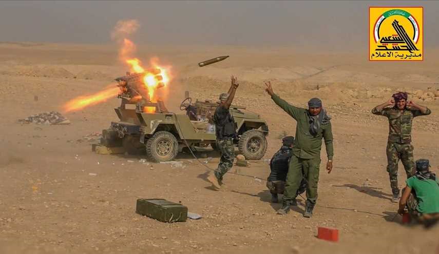 الحشد الشعبي يقصف سبع مضافات لـ"داعش" بقذائف الهاون شمال سامراء 