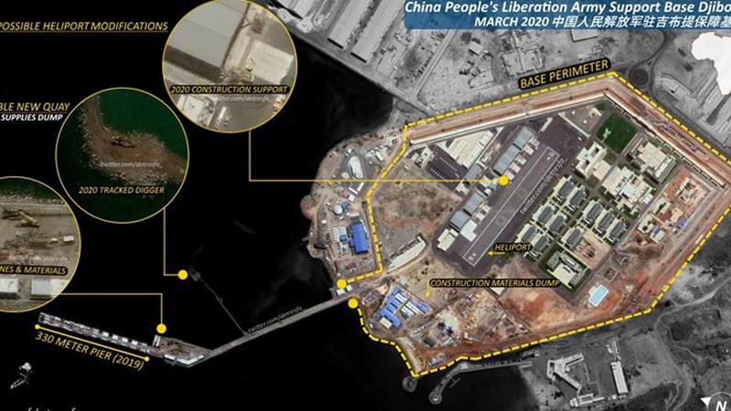 Китай развивает свои морские базы за пределами своих границ