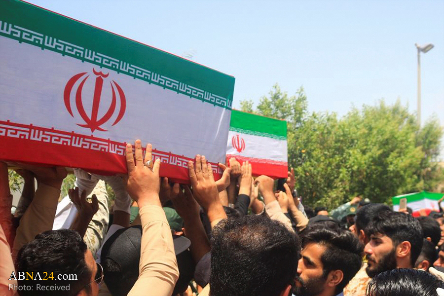Funeral procession held for Iran’s martyred sailors