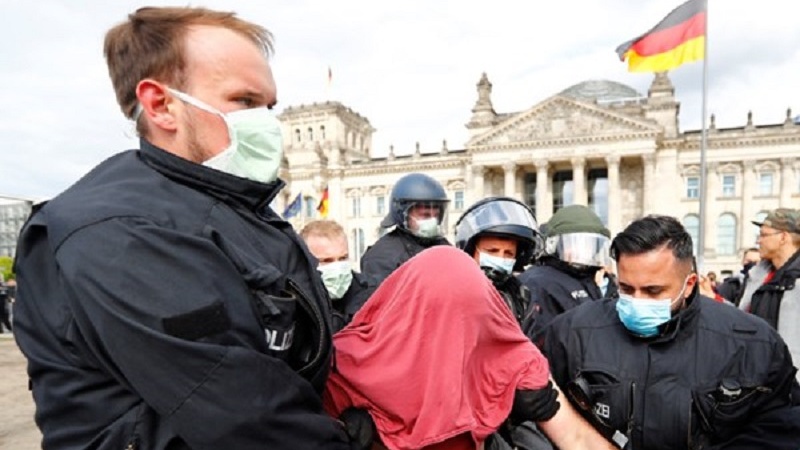  Proteste in europäischen Großstädten gegen Corona-Maßnahmen