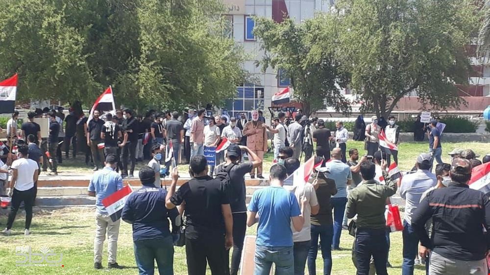 وقفة احتجاجية أمام مكتب MBC في بغداد احتجاجاً على ’’الاساءة للشهيد المهندس’’