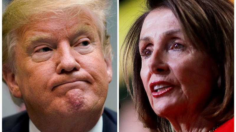 Trump ve Pelosi arasında korona atışması
