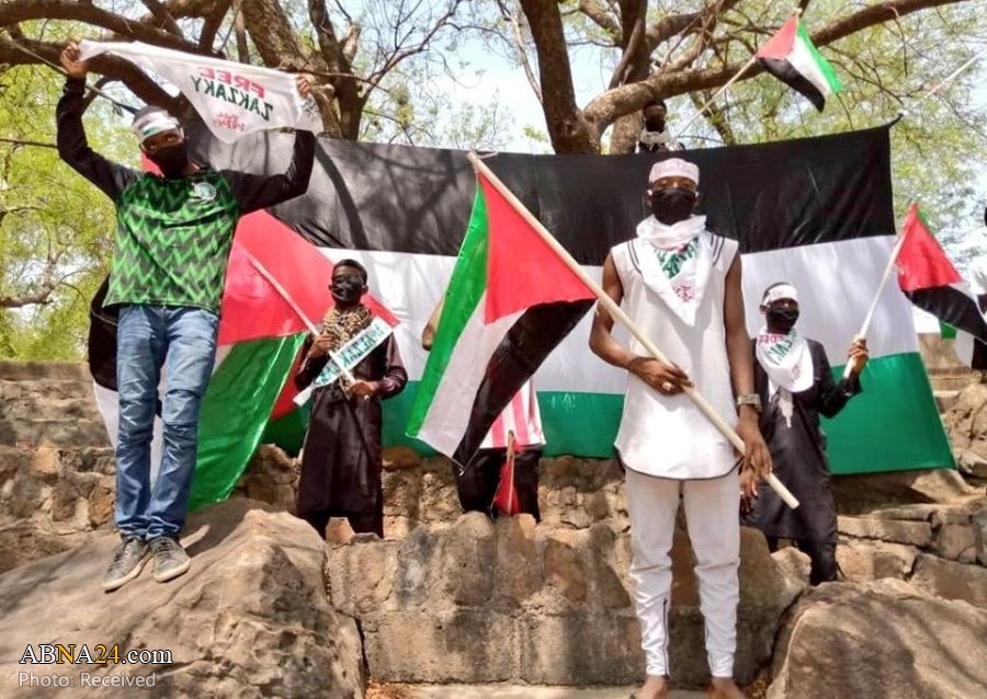 تقرير مصور / أنصار الشيخ الزكزكي يتضامنون مع الشعب الفلسطيني 