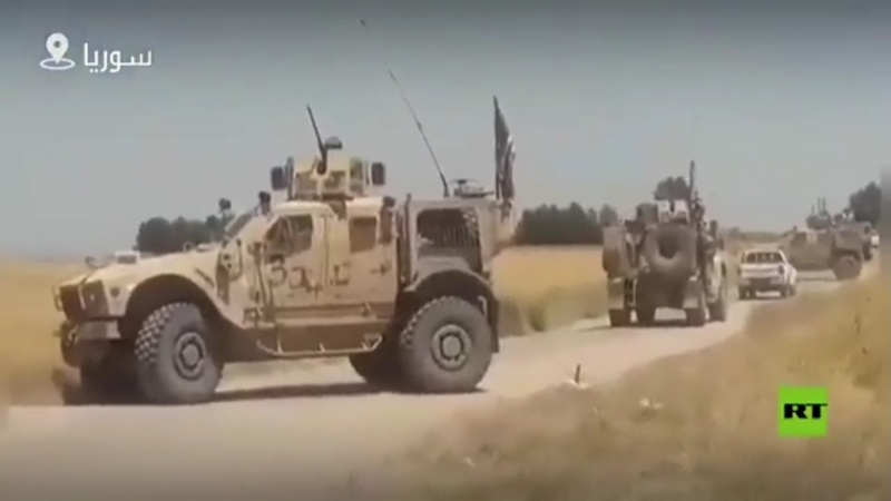 Сирийская армия перекрыла дорогу военному конвою США