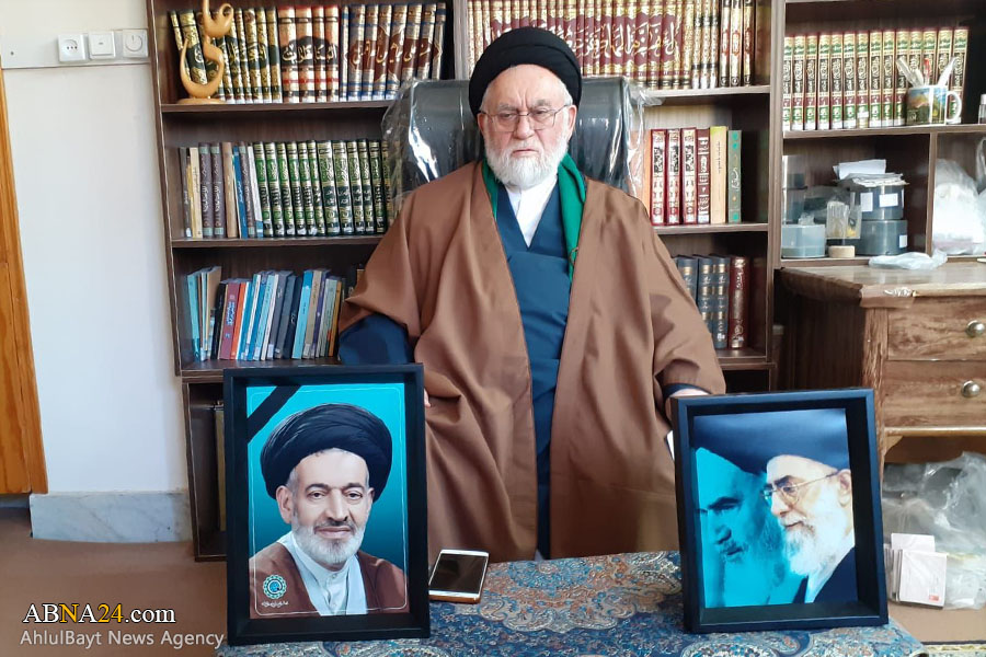 Photos: Hujjat al-Islam Hussaini delivers speech on 25th night of "Ahl al-Bayt's online ceremonies"