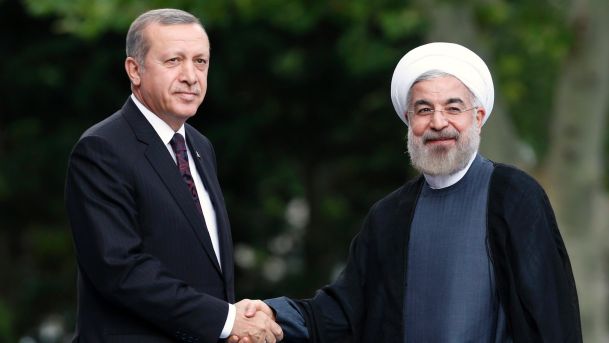 روحاني وأردوغان يؤكدان ضرورة فتح الحدود بين ايران وتركيا
