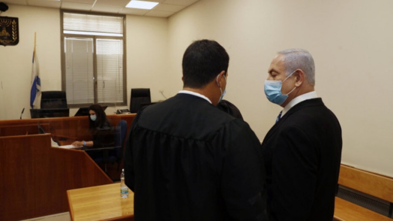 犹太复国主义政权法院开庭审理总理内塔尼亚胡涉嫌贪腐案