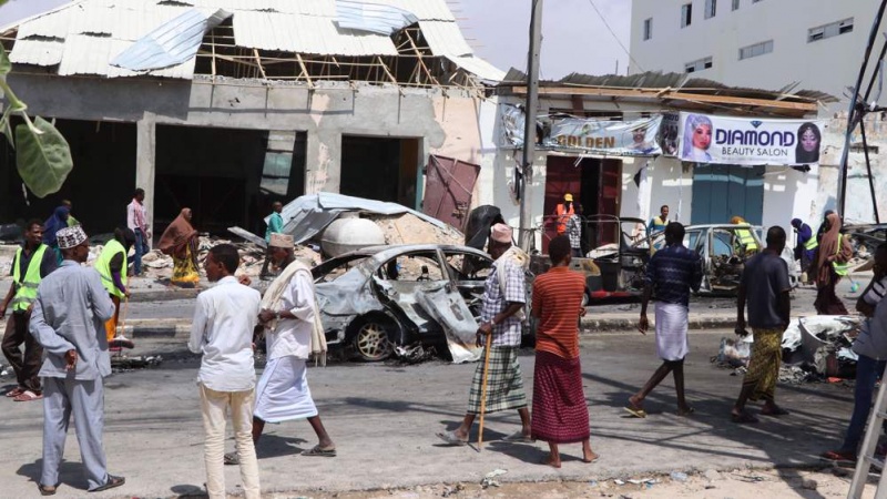 Somalia: Bombenexplosion tötet fünf und verletzt 20
