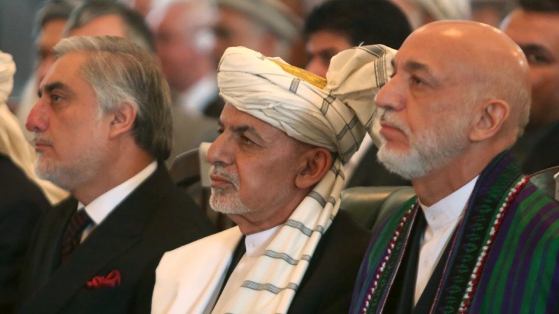 عبداللہ عبداللہ اور حامد کرزئی سے اشرف غنی کی ملاقات