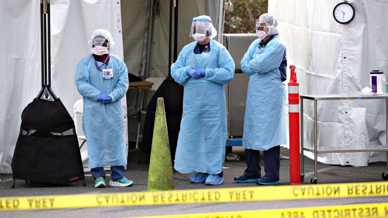 米ＣＤＣ、「米医療従事者６万２０００人強が感染、２９１人が死亡」