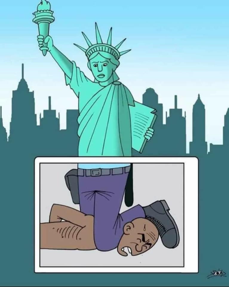 کاریکاتیر / الوجه الحقيقي لأمريكا الذي يتجاهله البعض !